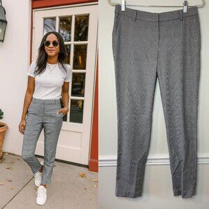 H&M Houndstooth Plaid Straight Trousers 6